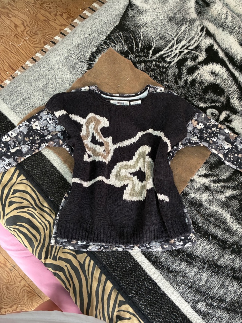 Vintage sweater vest, fits a s/m - Picture 4 of 5
